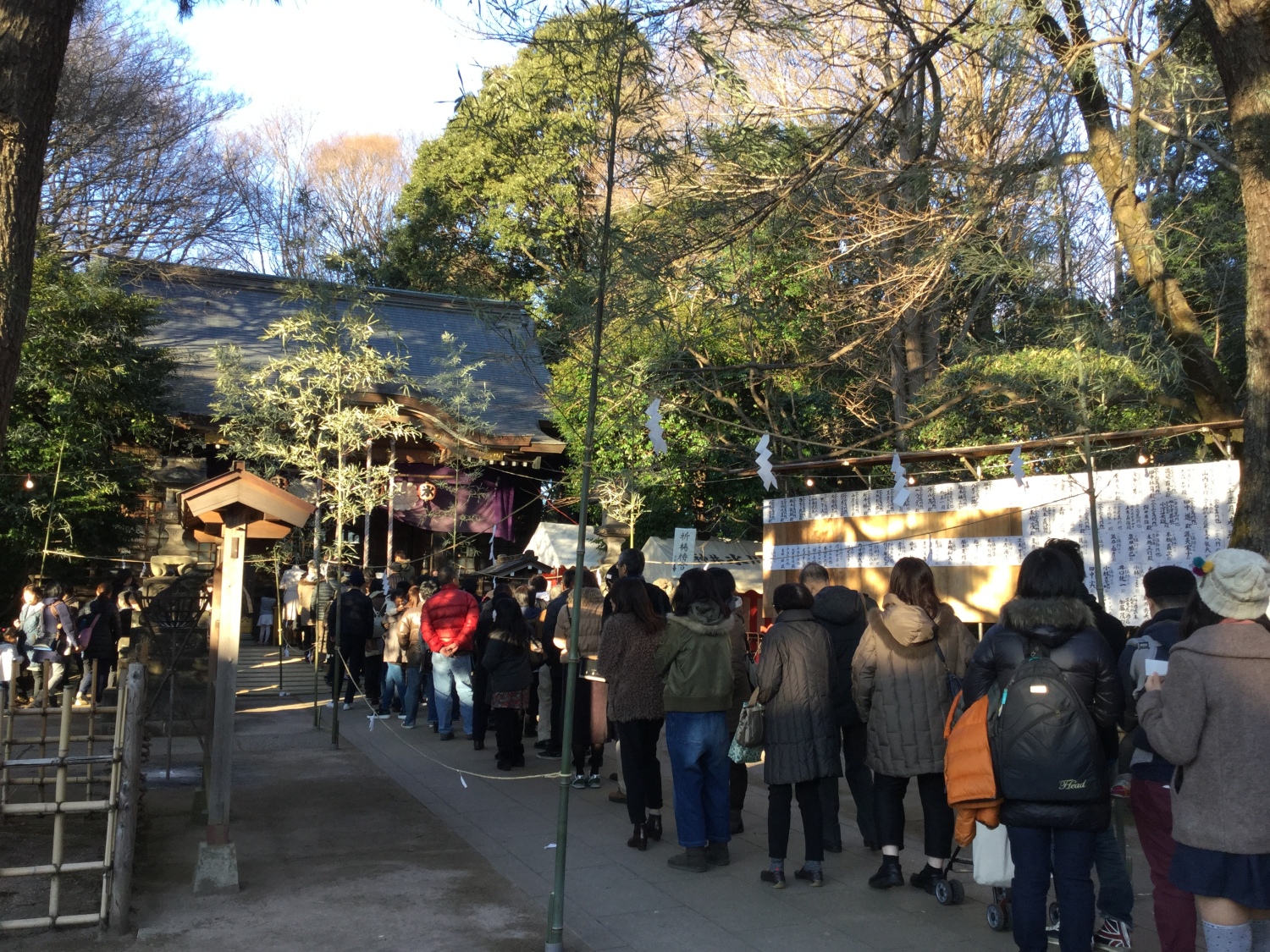 石神井氷川神社の初詣