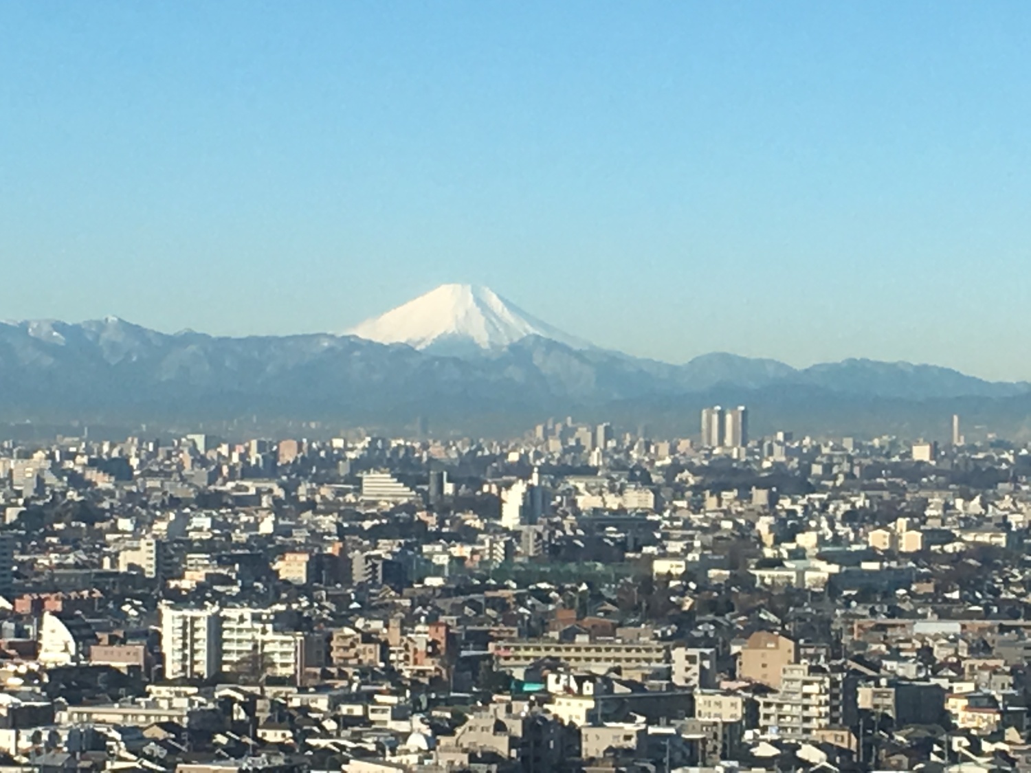 練馬区役所20階は知る人ぞ知る富士山の撮影スポット!!!