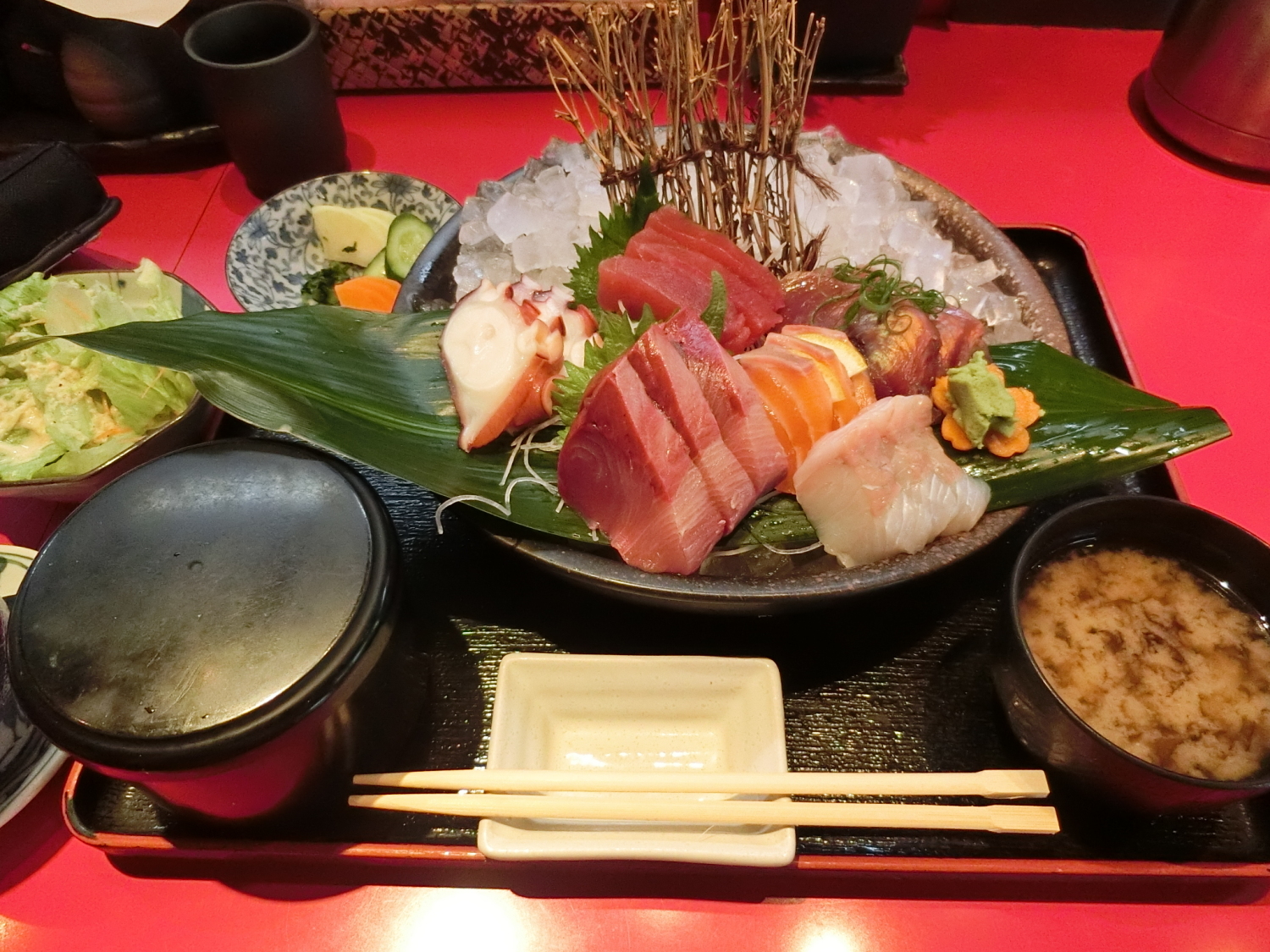 まるふくでお刺身定食ランチ とっておきの練馬 写真館 とっておきの練馬