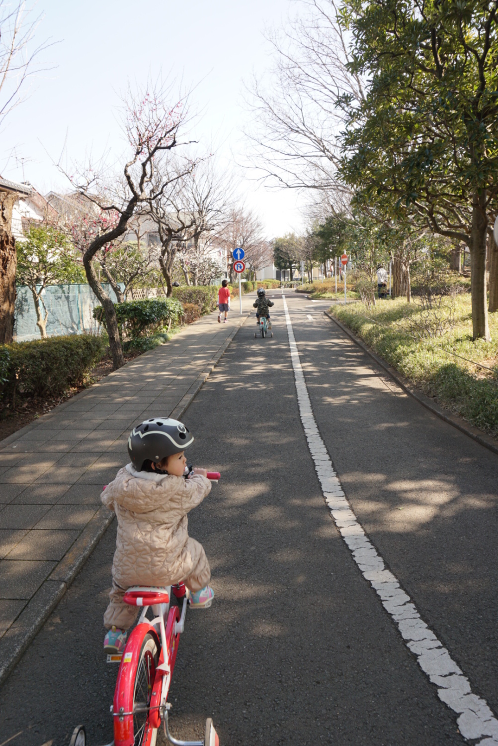 春のこもれびの中で 画像