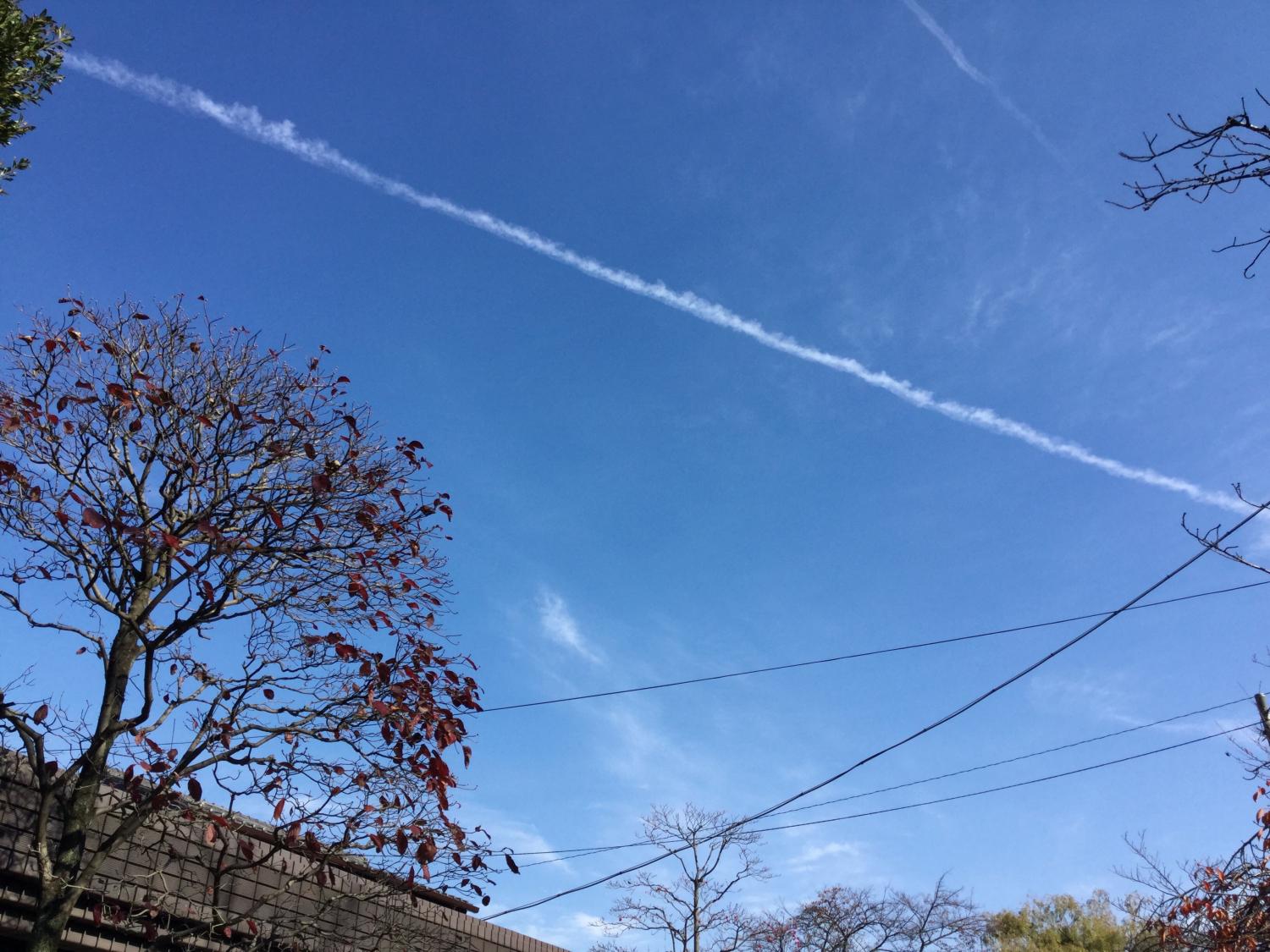 飛行機雲、撮った！ 3