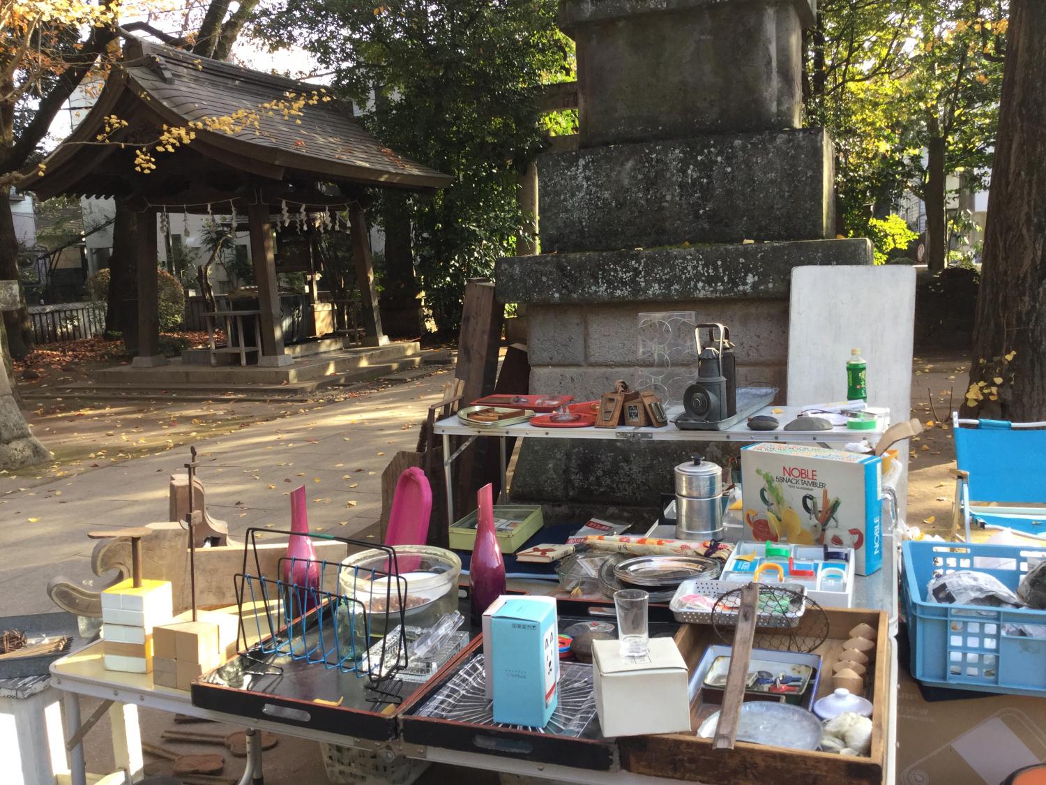 骨董市が行われていました 2