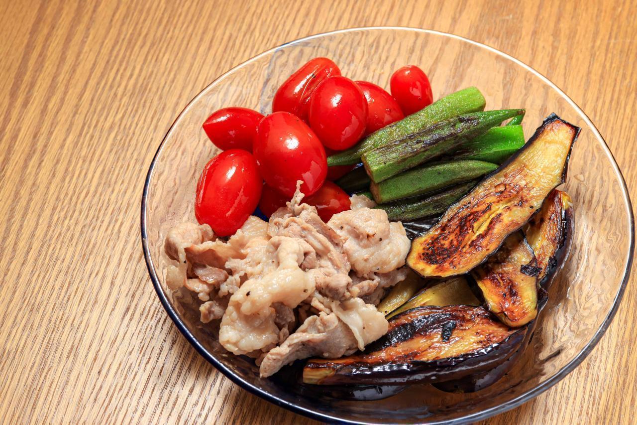 ベジファームかのん直伝　たっぷり夏野菜の焼きびたし