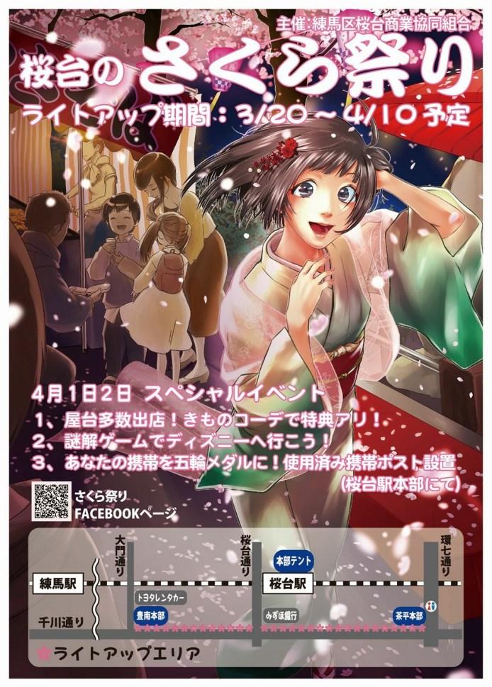 桜台のさくら祭り2017