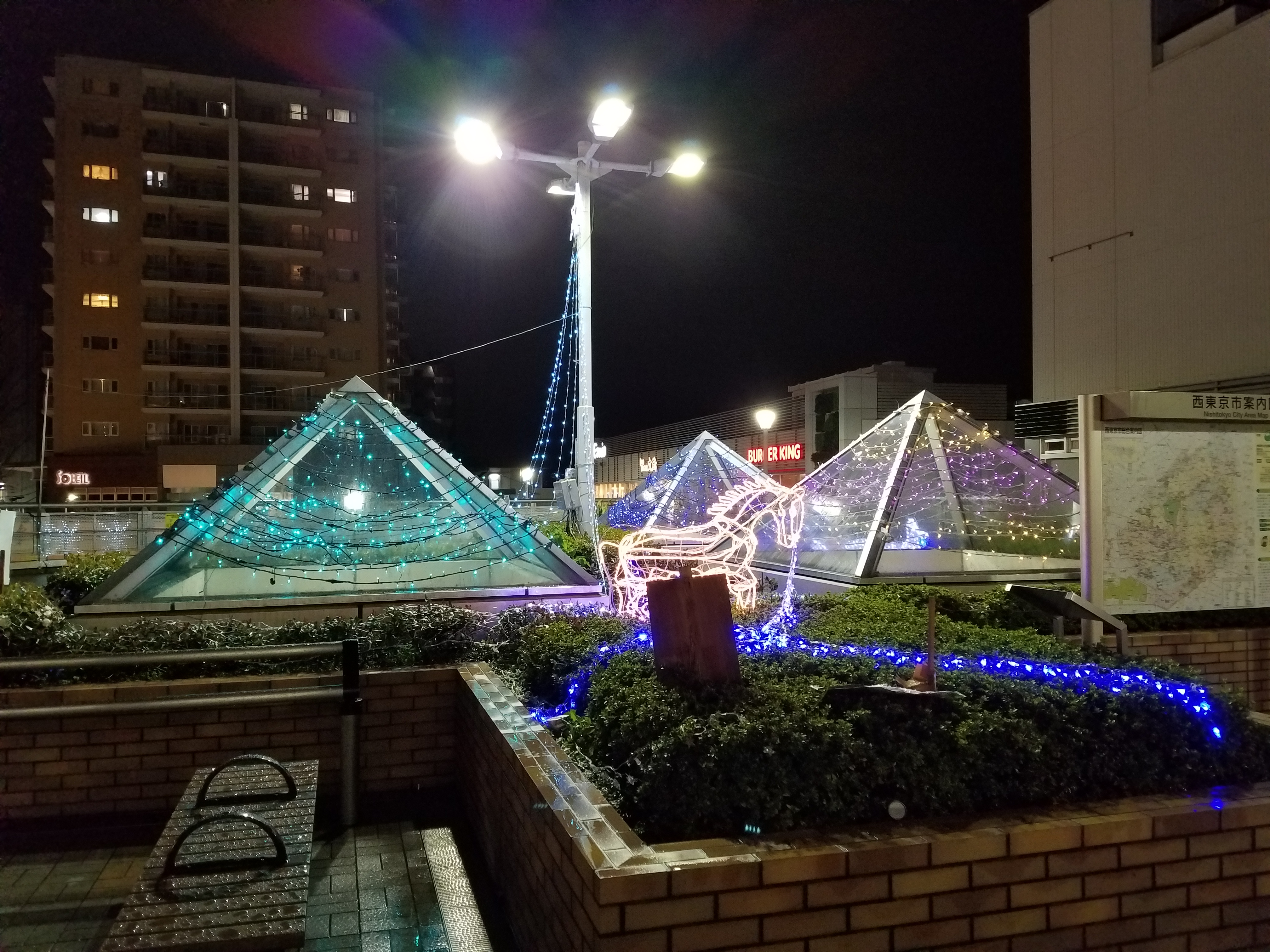 保谷駅のベデストリアンデッキ